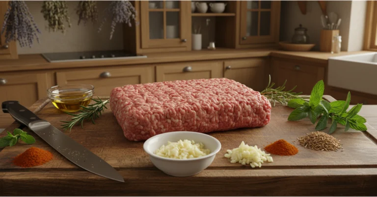 ground lamb
