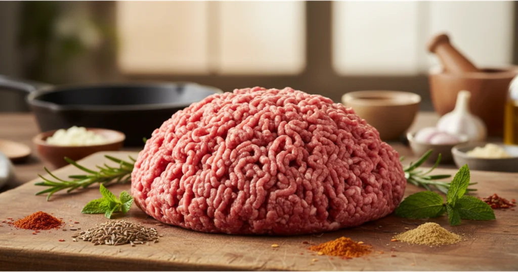 ground lamb