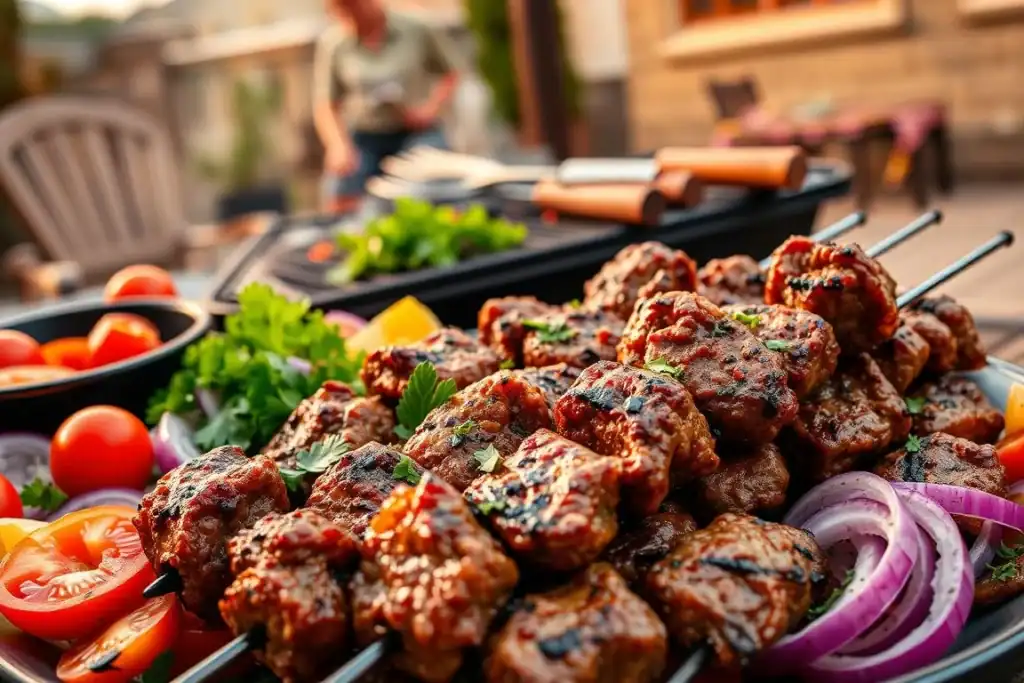 ground lamb kebabs