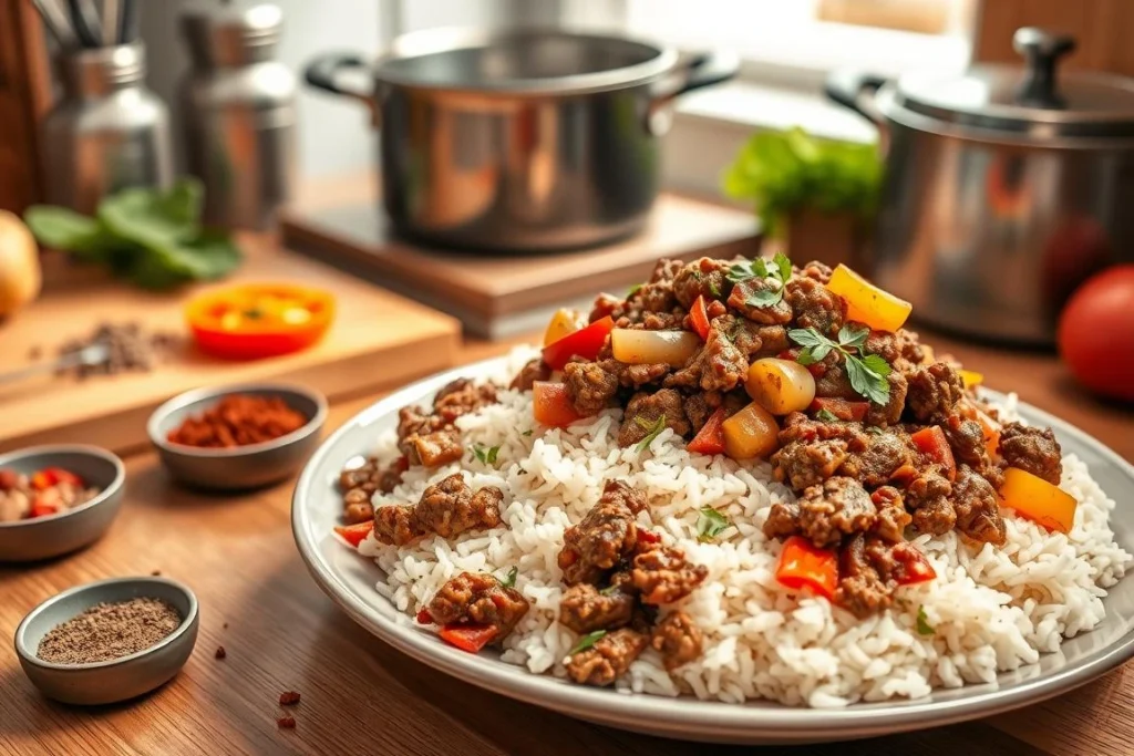 hamburger and rice recipes