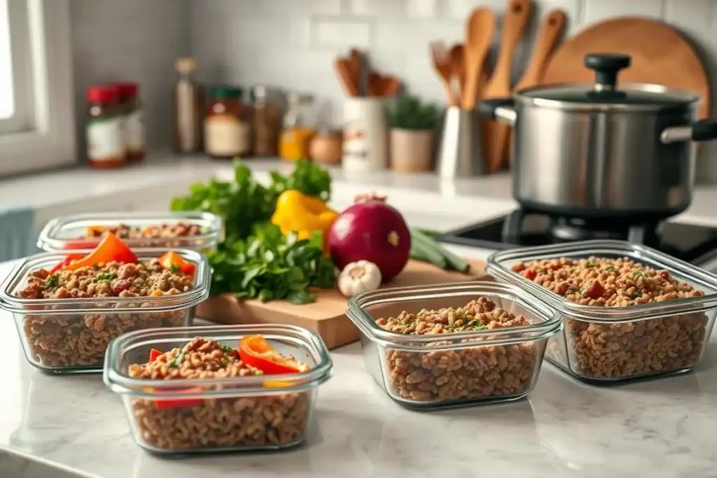 ground beef meal prep