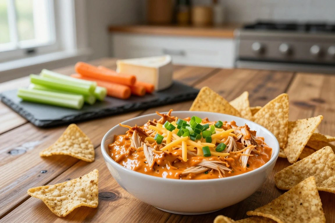 crock pot buffalo chicken dip