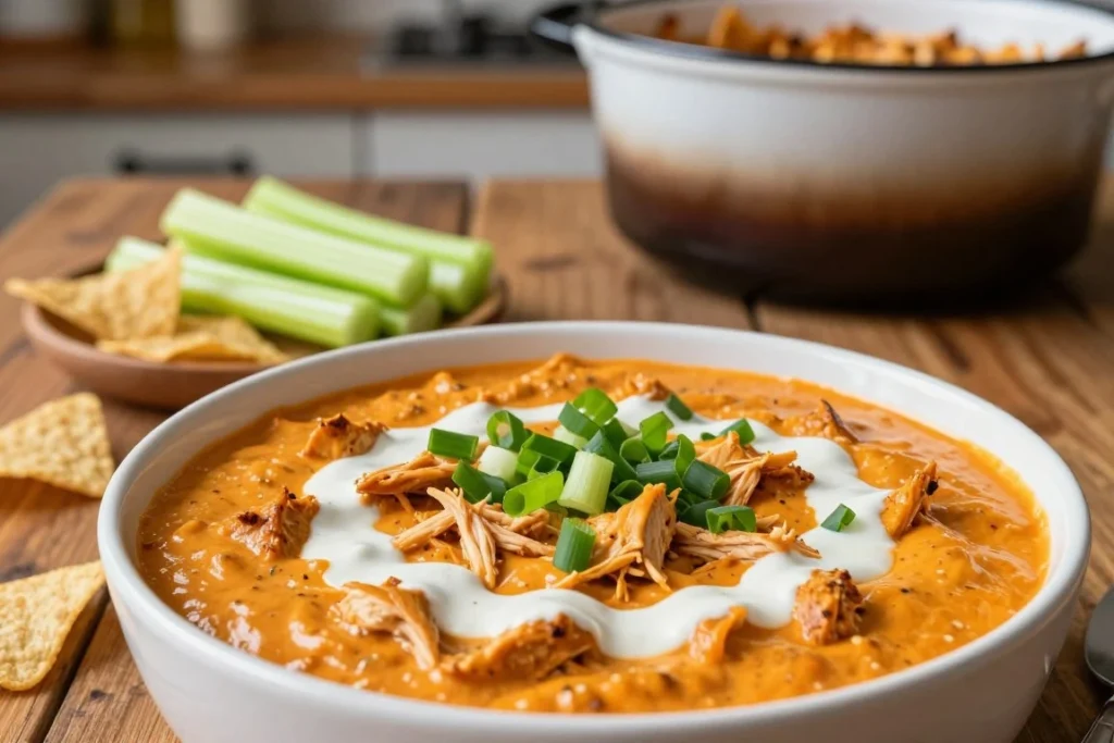 crock pot buffalo chicken dip