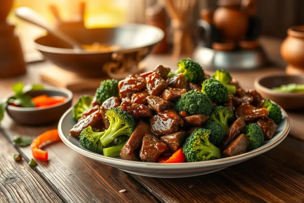 beef and broccoli stir fry
