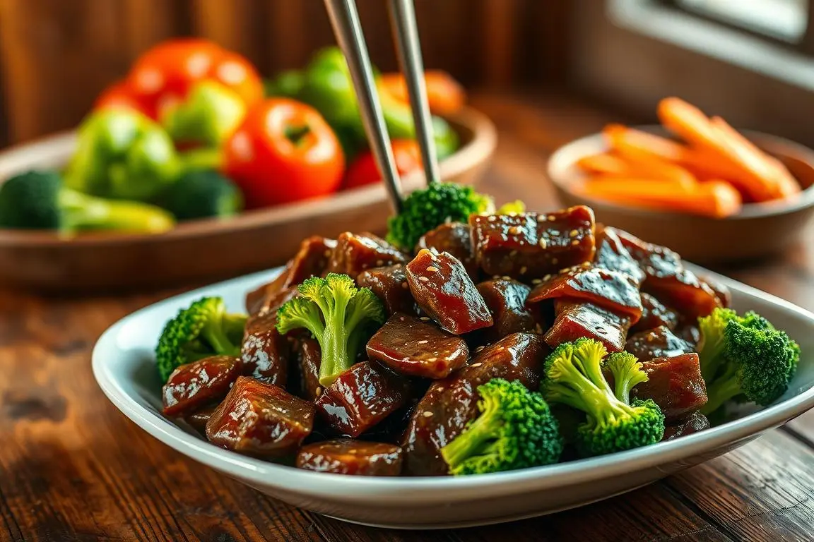 beef and broccoli stir fry